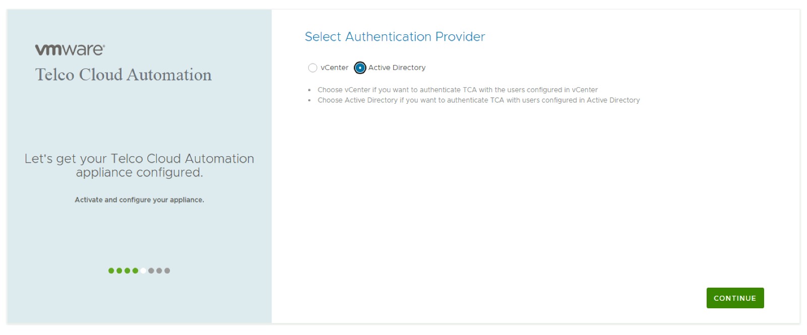 Authentication Provider Selection