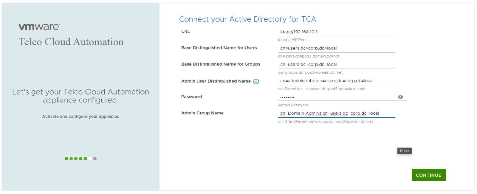 Active Directory Settings