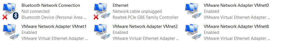 Windows network adapters